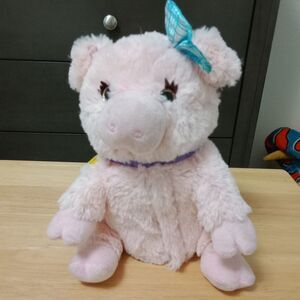 MATTEL Barbie Sweet Orchard Farm Talking PIG 8" PLUSH STUFFED ANIMAL Toy